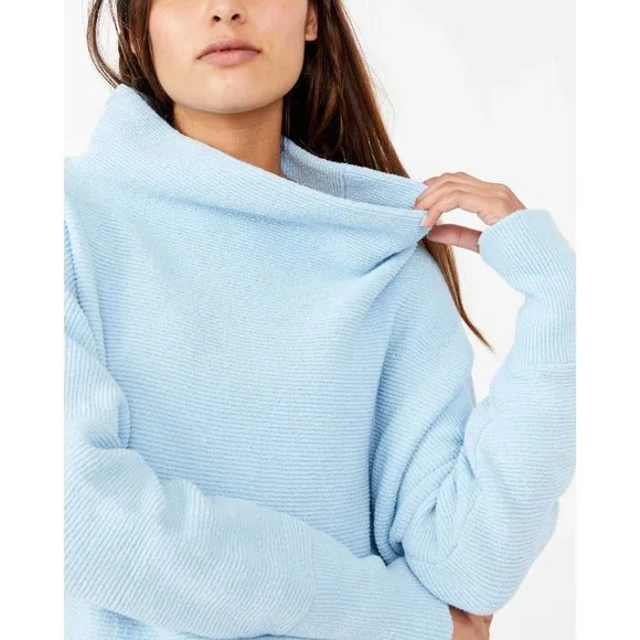 NWT Free People Ottoman Slouchy Tunic / Dream Blue - Picture 4 of 6